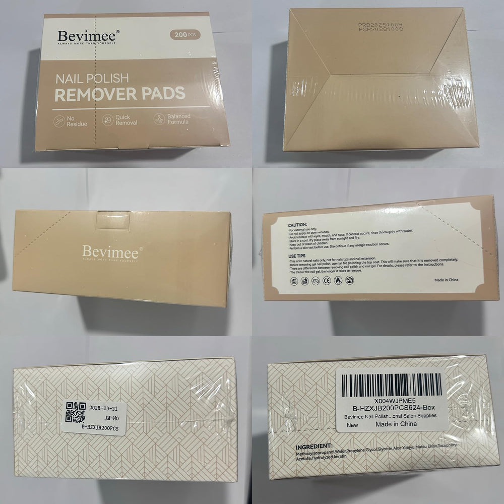 Bevimee coffret ongles domicile, kit complet pour retirer vernis et gel