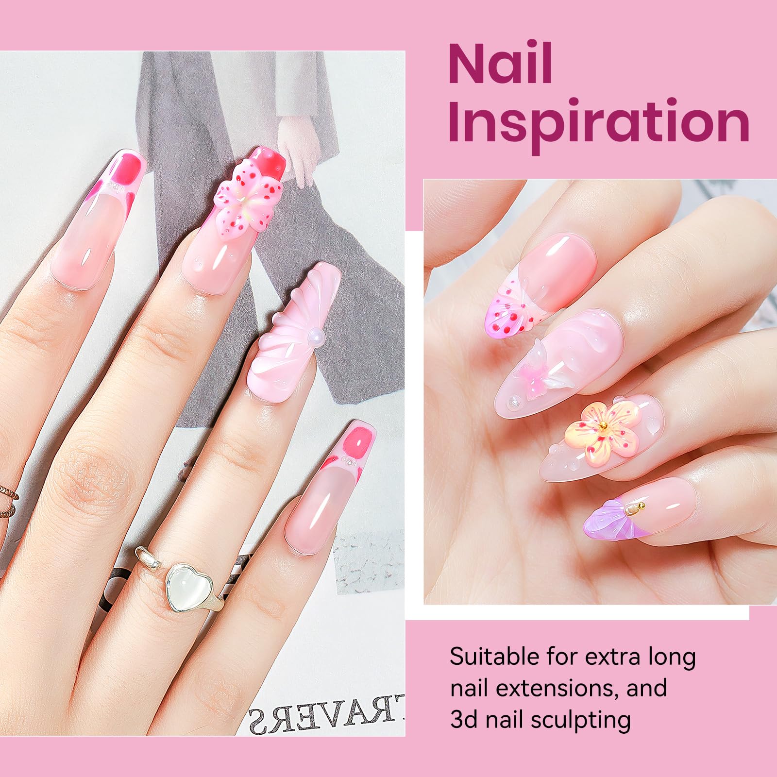 Bevimee dual nail forms for precise sculpting at home