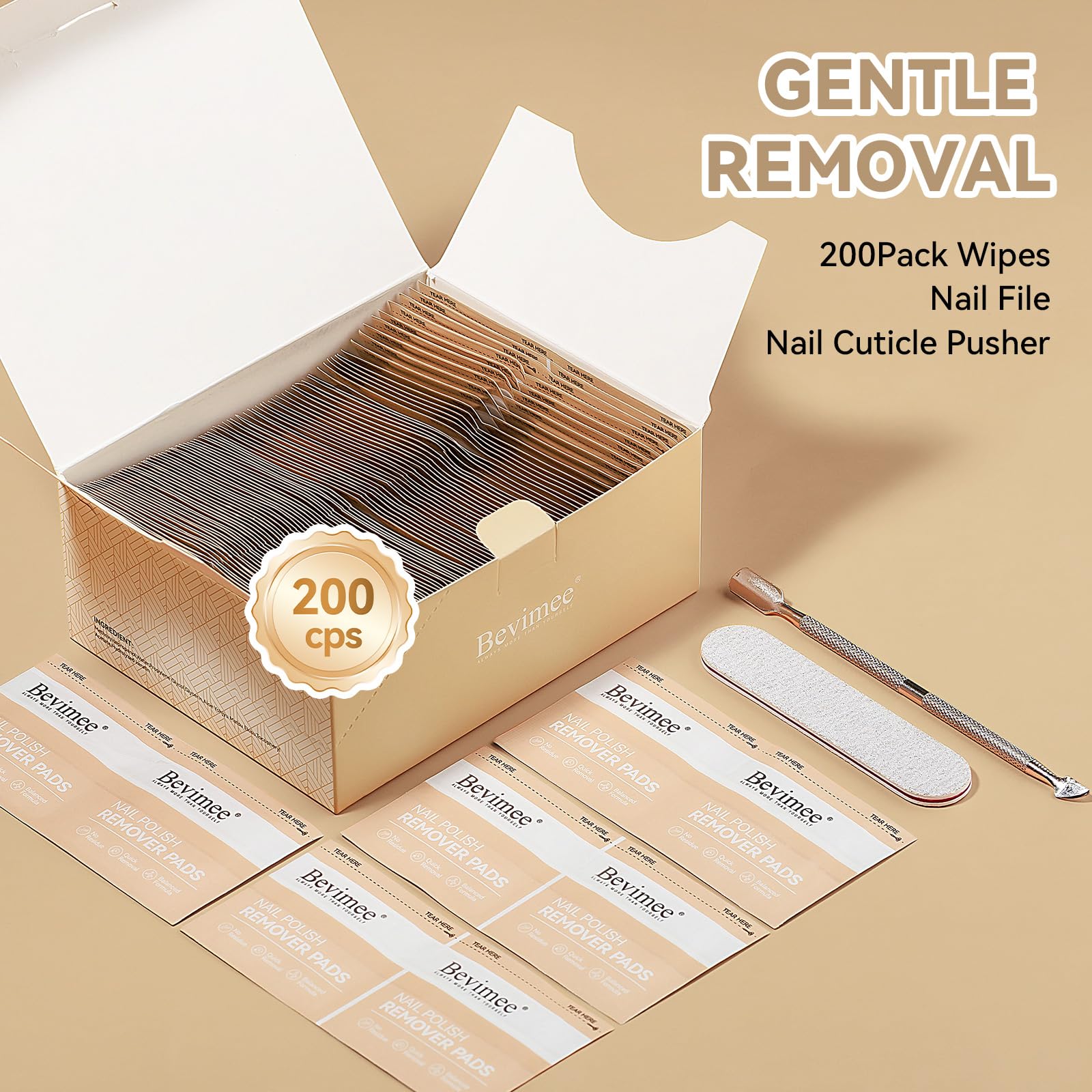 Bevimee lime-à-ongles petit-format, outil portable pour préparer les ongles