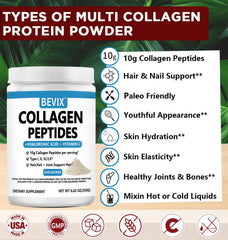 BEVIX Collagen Peptides Powder Advanced for joints and mobility support