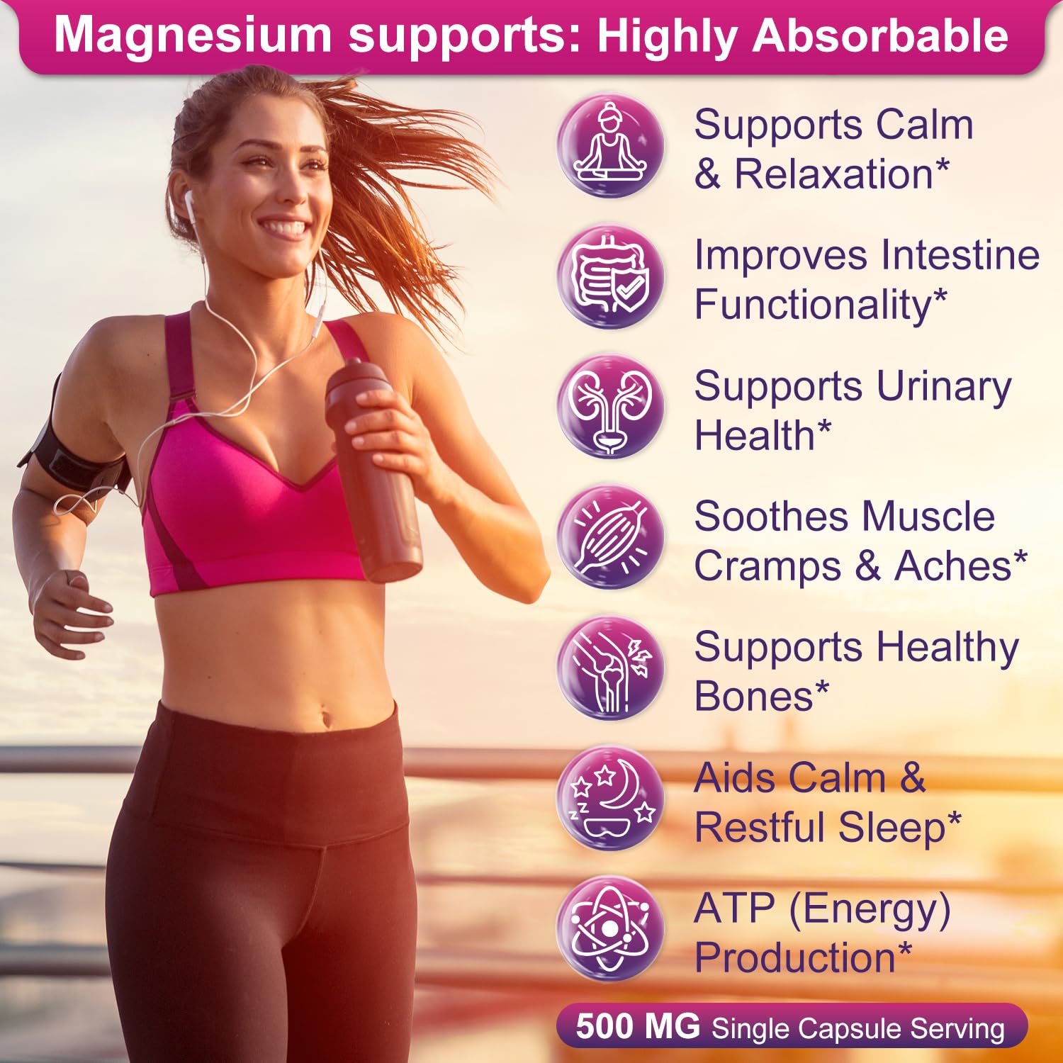 Ingredients include Calcium, Vitamin D3, Vitamin K2, Vitamin B6 and Cranberry