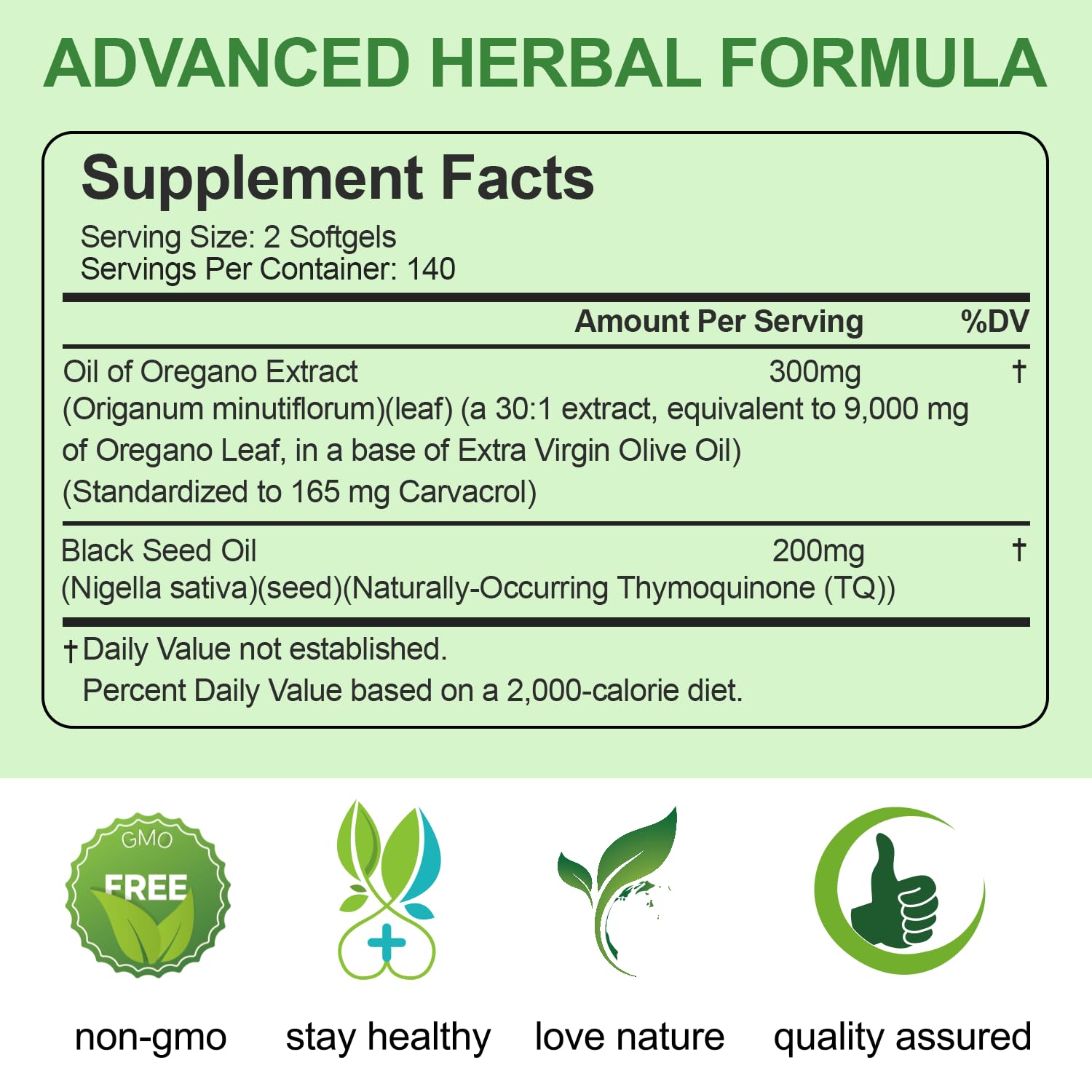 BEWORD oregano and black seed blend supports antioxidant-forward daily care