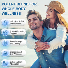 BEWORD Multi Collagen 4-pack product label showing ingredients