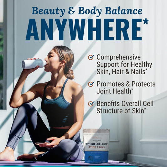 On-the-go use of Beyond Collagen packets