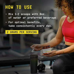 Beyond Raw Creatine HCl powder in a gym bag for on-the-go supplementation.
