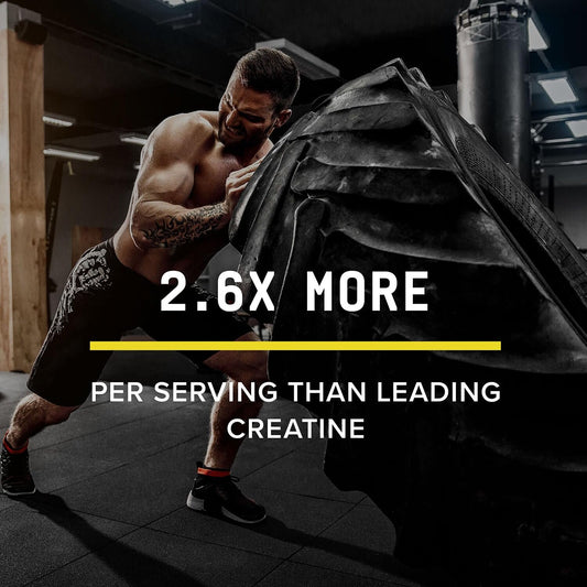 Creatine HCl powder scoop with label