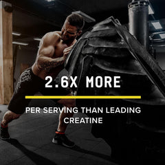 Creatine HCl powder scoop with label