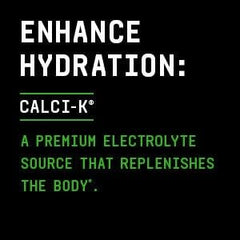 BEYOND RAW Precision Amino powder dispensed into water shows rapid hydration delivery