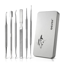 BEZOX ingrown toenail removal kit in metal case for convenient home care.