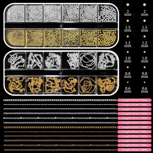 Bezztito 3D starburst nail charms for bold designs