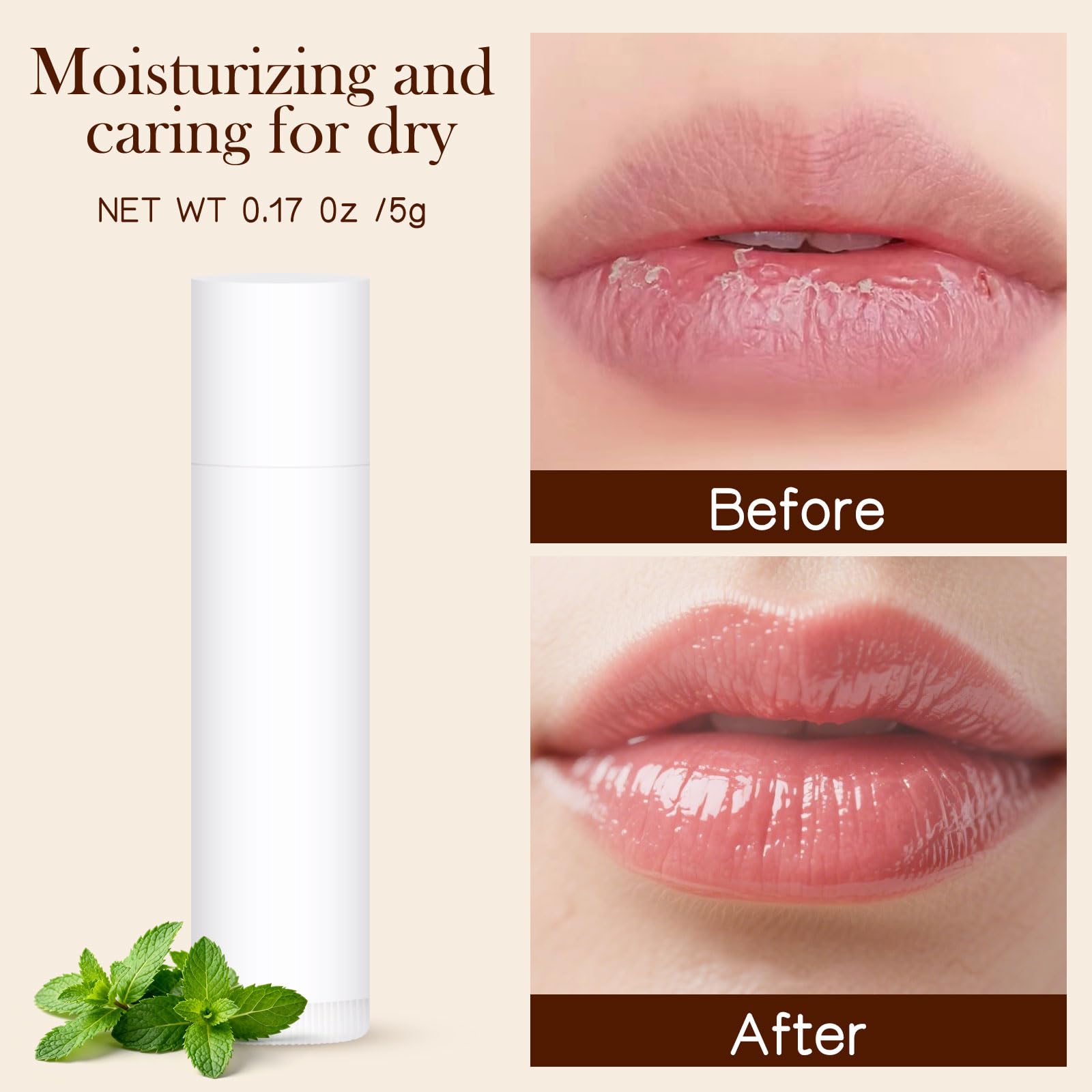 BFZMSLY mint balm in blank packaging ideal for gifting and event branding