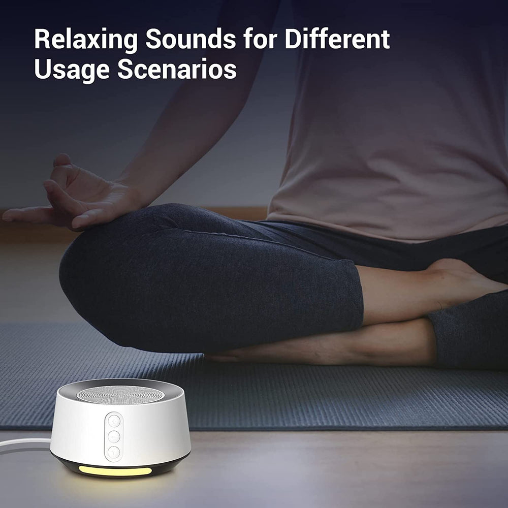 BGOVERSS White Noise Sound Machine suits nursery sleep and calm for babies