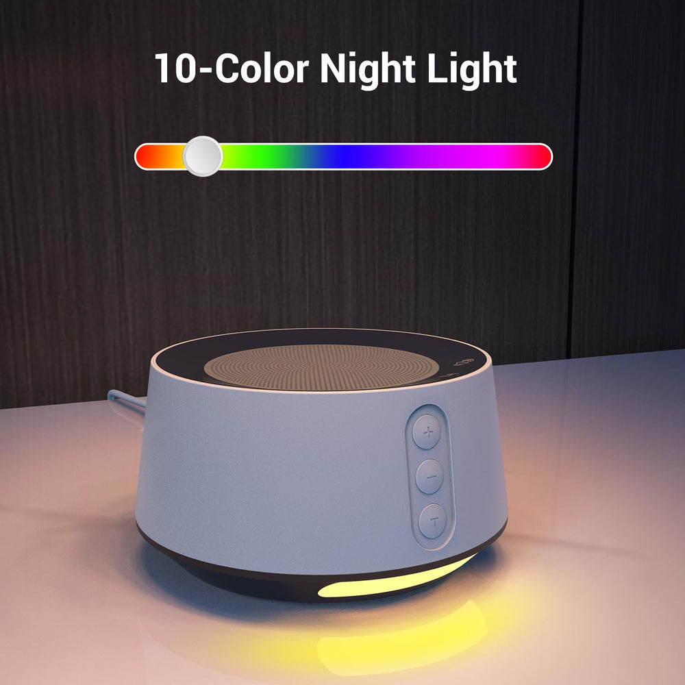 BGOVERSS White Noise Machine portable travel-ready use for on-the-go sleep