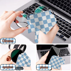Cloth safely cleaning eyeglasses and camera lenses