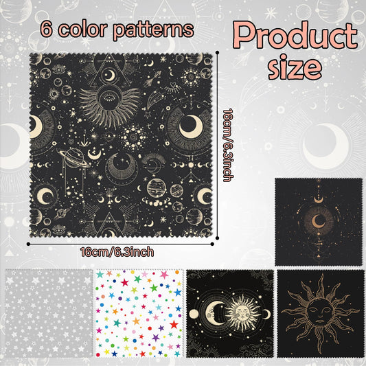 Multi-pattern eyeglasses cleaning cloths for women and men