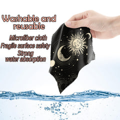 Reusable and washable glasses cleaning cloths with cute designs