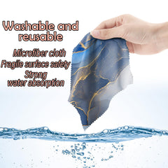 Cloths after washing to show reusability and softness