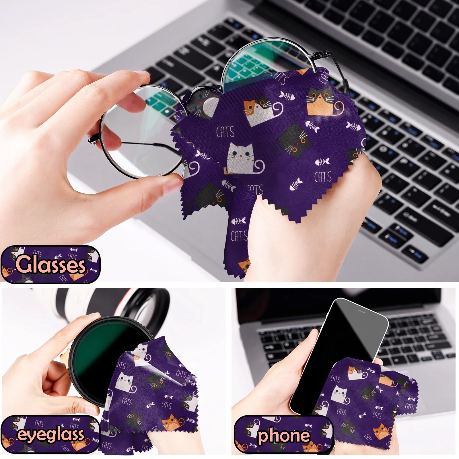 BHAHB cleaning cloths in polybag packaging
