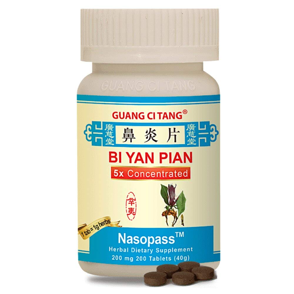 Bi Yan Pian NasoPass 200 tablets front view