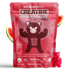 Big Bear Bites Creatine Monohydrate Gummies Watermelon – 90 gummies per pack