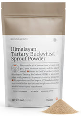 Big Bold Health Himalayan Tartary Buckwheat Sprout Powder bottle for clean, immune-supporting nutrition.