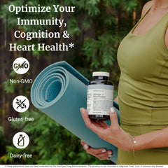 MSC and RFM sustainability label on Big Bold Health Omega-3 packaging.