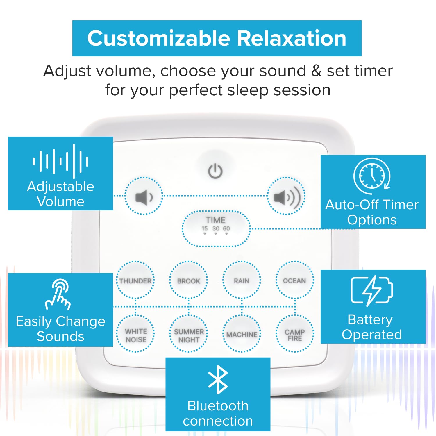 Big Red Rooster auto-off timer with 30/60/120 minutes for customizable sessions.