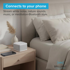 Big Red Rooster Bluetooth-enabled sleep sound machine for personalized soundscapes.