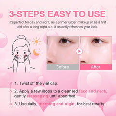 BigBio Salmon DNA Serum supports a more even-looking skin tone and glow.