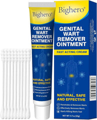 Bighero Wart Fast Acting Cream tube front label showing high-strength wart care