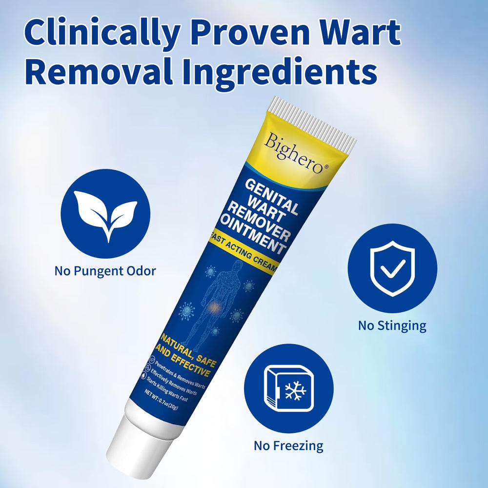 Bighero skin smoothing post-wart treatment visual emphasizes gentle absorption