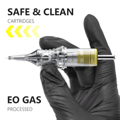BIGWASP cartridges fit most rotary and pen-style machines for easy setup.