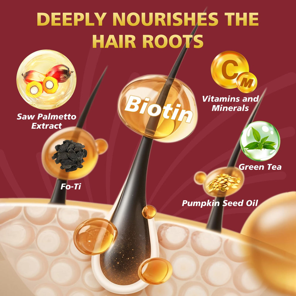 Illustration of herbal blend ingredients used in the formula.