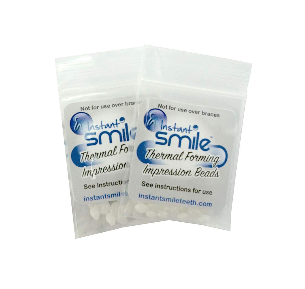 Two-pack Billy Bob replacement thermal adhesive beads for fake teeth