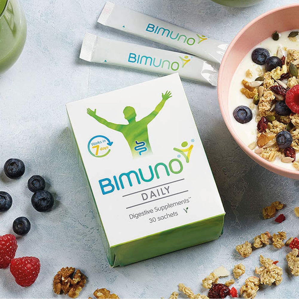 Ingredient highlights showing prebiotic GOS and vitamins