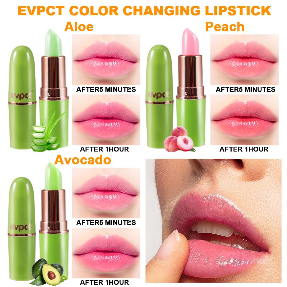 BINGBRUSH Peach color-changing lipstick tube highlights warm, sheer hues.