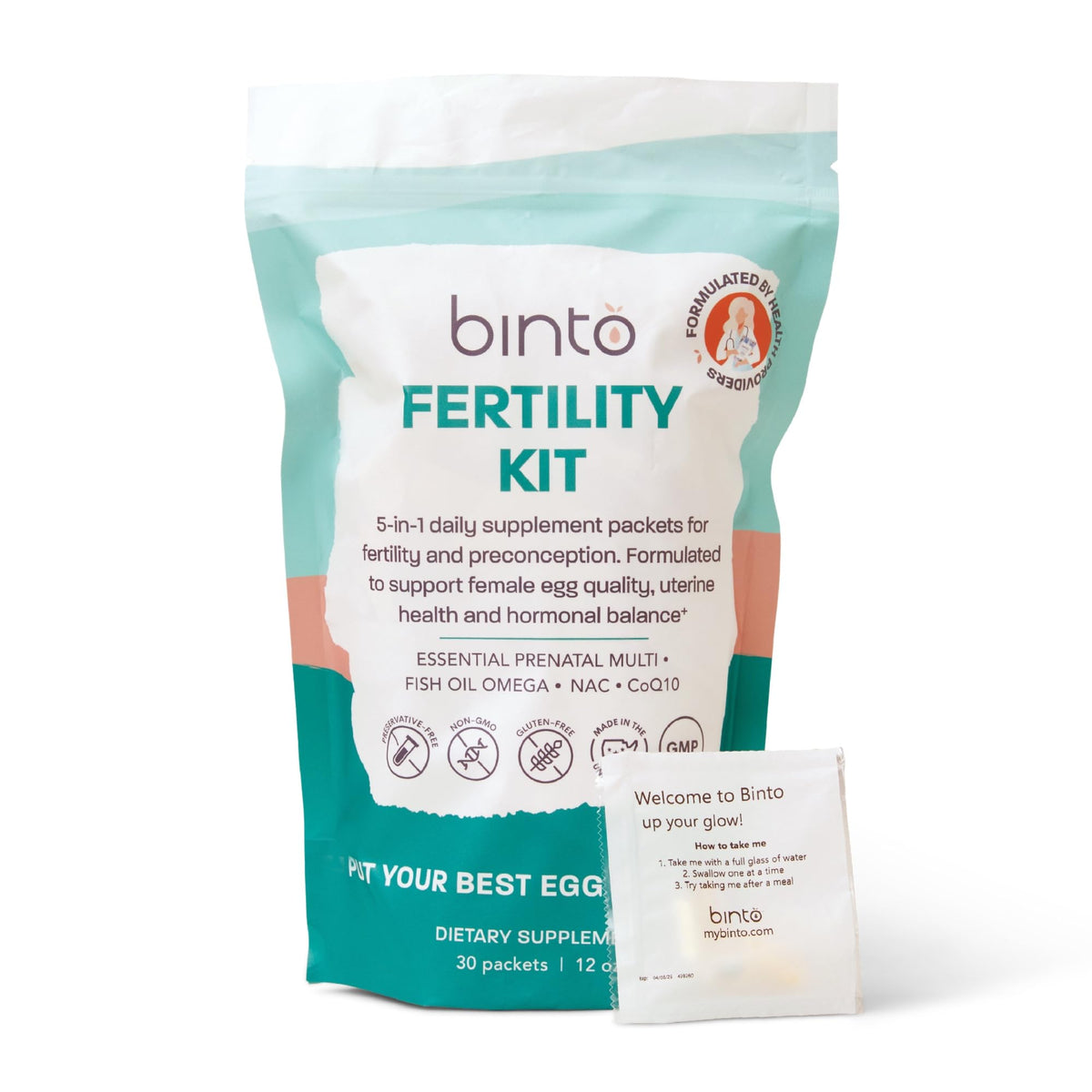 Binto Fertility Kit packaging