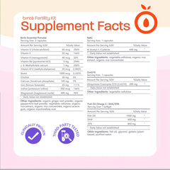CoQ10 supplement bottle from Binto kit