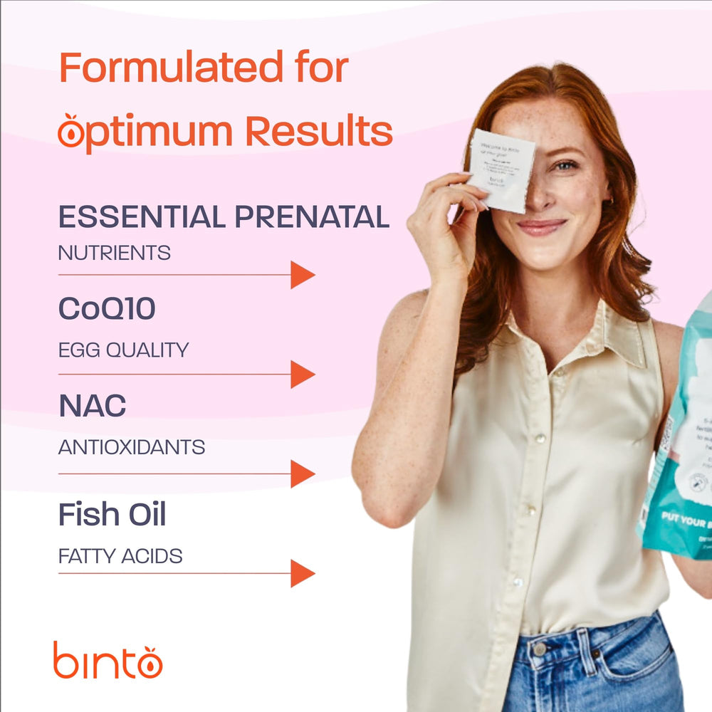 Fish Oil omega-3 bottle from Binto kit