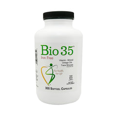 Bio-35 300ct Iron Gluten & Soy-Free bottle front view