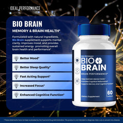 Close-up of Bio Brain Capsules pills