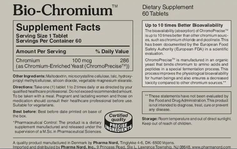 ChromoPrecise organic chromium concept graphic