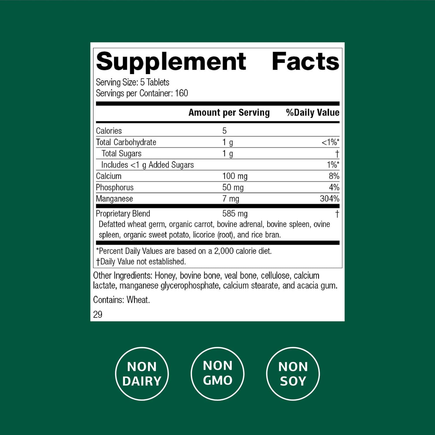 Close-up of Bio-Dent Skeletal Health tablets