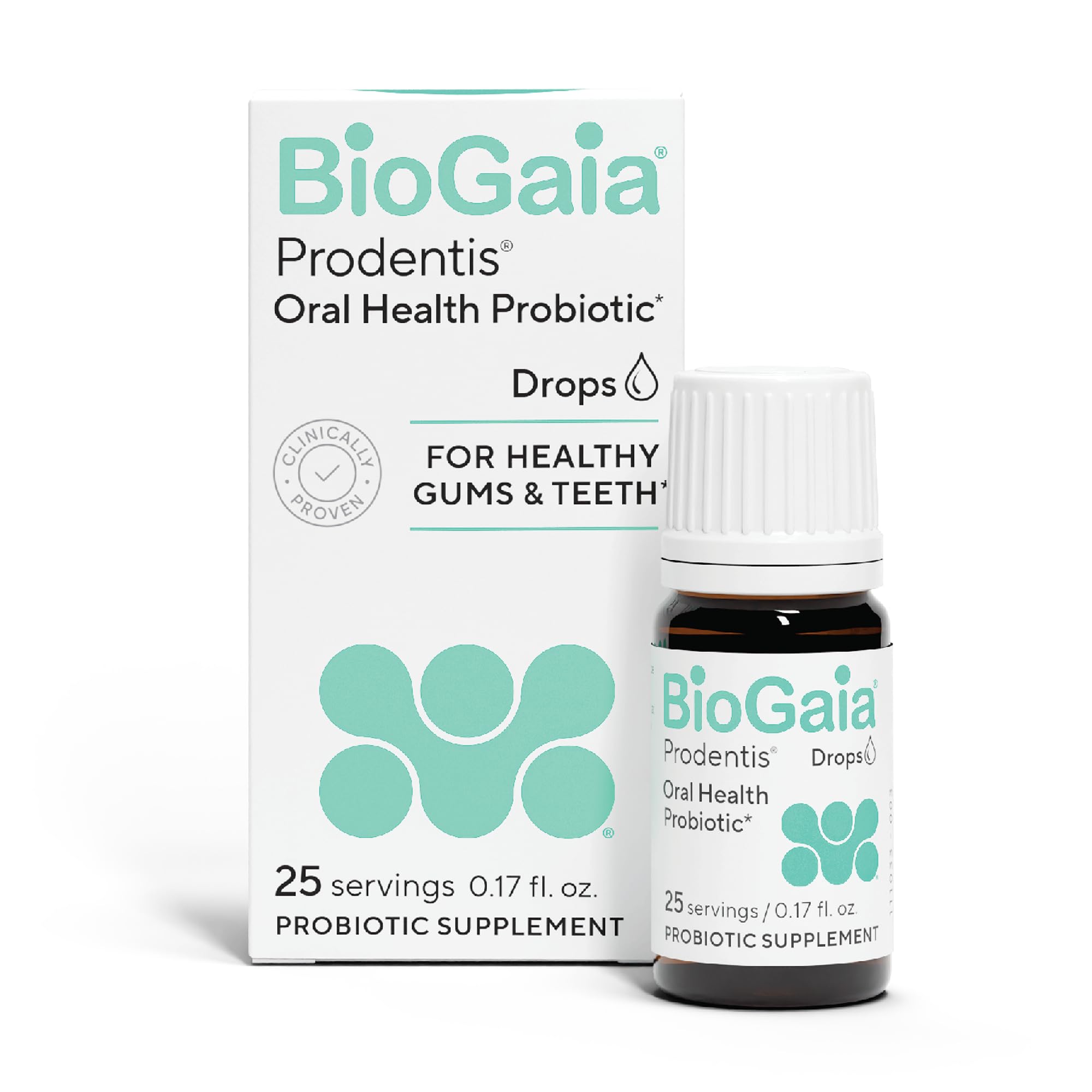 BioGaia Prodentis dental probiotic bottle
