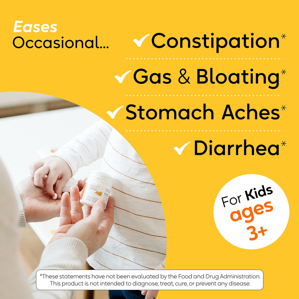 Digestive comfort with BioGaia Protectis chewables helping young children
