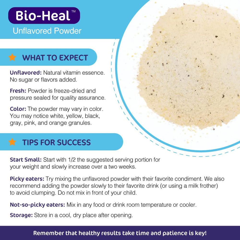Immune support and digestive health with Bio-Heal powder