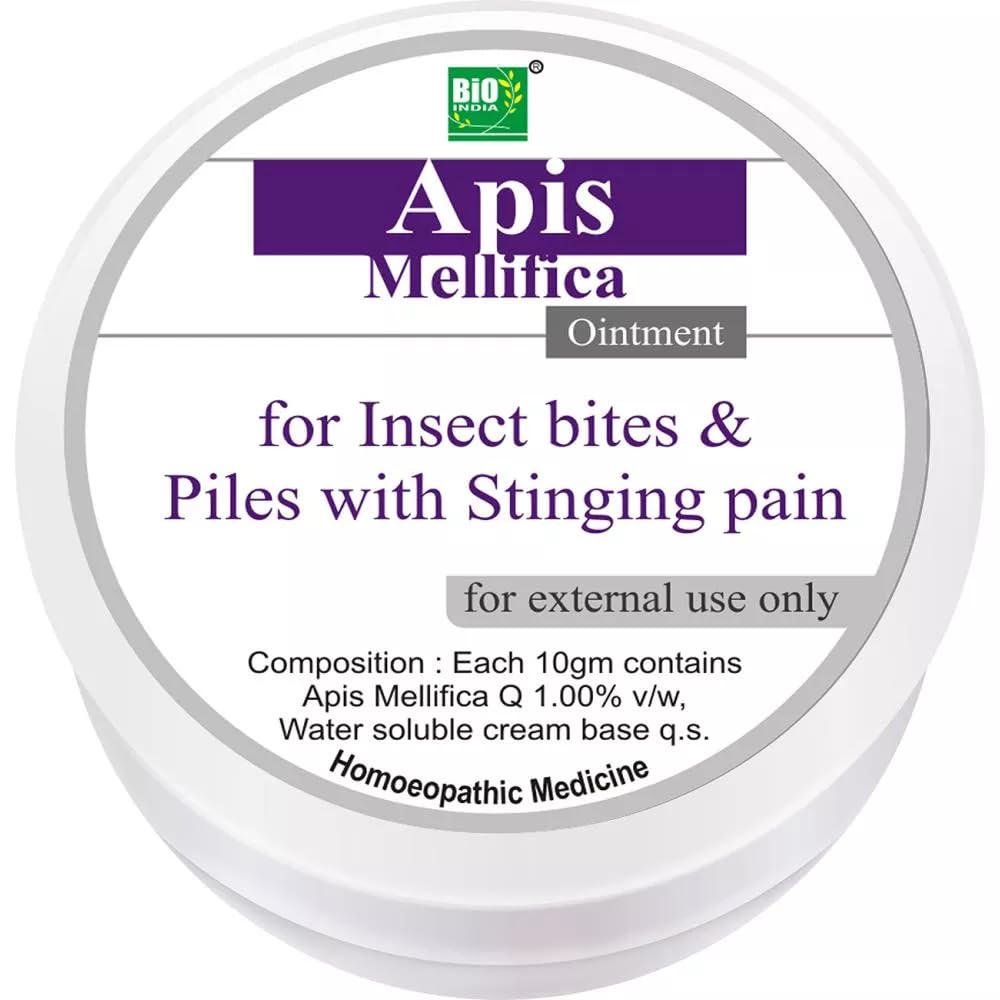 Bio India Apis Mellifica Ointment 30g - packaging and tube
