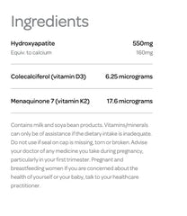 Dosage guidance by age for Bio Island Milk Calcium Bone Care