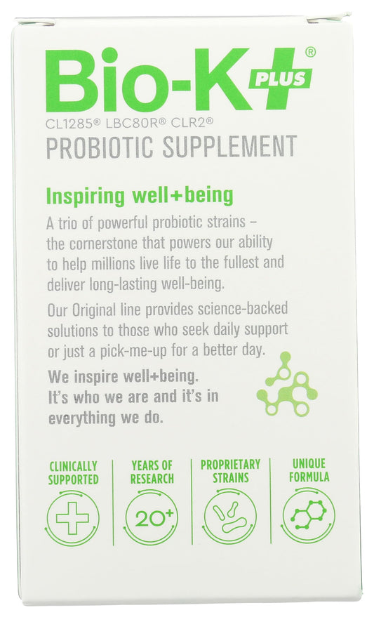 Bio-K Plus Dailycare bottle label close-up