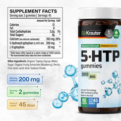 Blueberry-flavored BioKrauter 5-HTP gummies